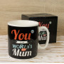Кружка Гигант Ты лучшая мама в мире - You worlds best mum (черная)