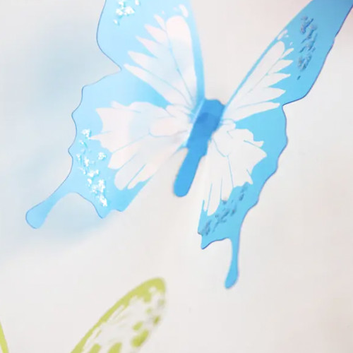 Набір декоративних метеликів на стіну 3D H-Z-103 (уп. 18 шт)