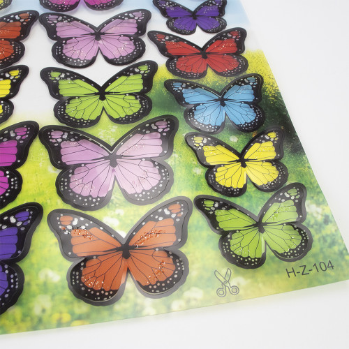 Набір декоративних метеликів на стіну 3D H-Z-104 (уп. 18 шт)