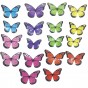 Набір декоративних метеликів на стіну 3D H-Z-104 (уп. 18 шт)