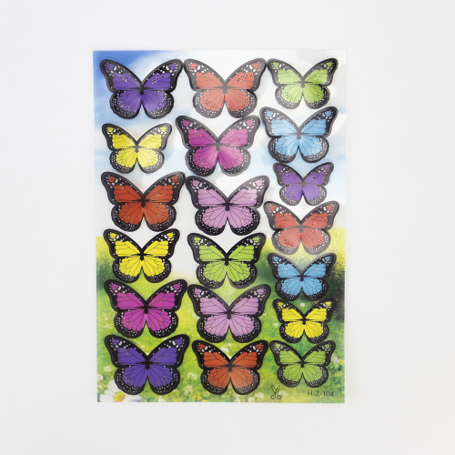 Набір декоративних метеликів на стіну 3D H-Z-102 (уп. 18 шт)