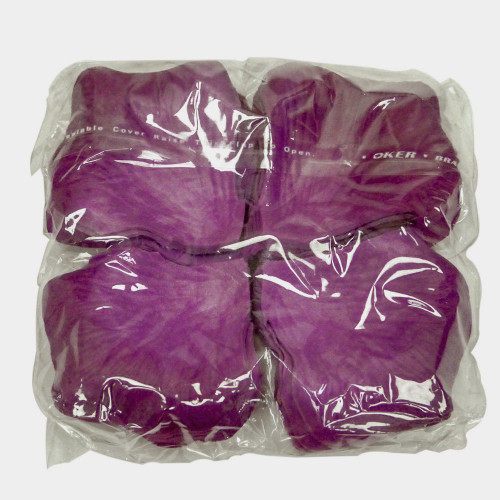 Лепестки роз (уп. 120шт) баклажановые