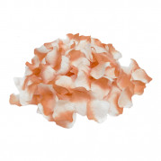 Пелюстки троянд (уп. 120шт) коралово-білі