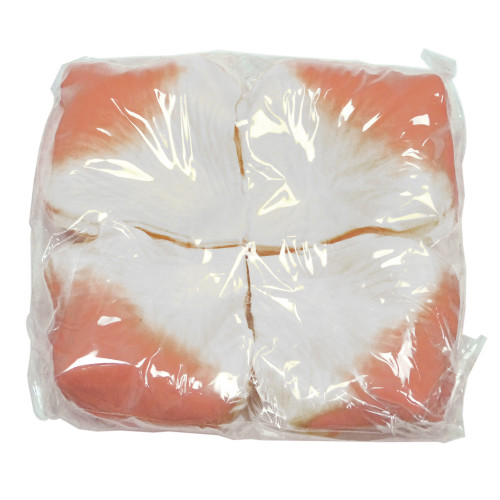 Пелюстки троянд (уп 120шт) коралово-білі