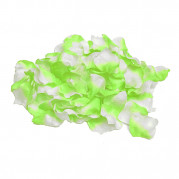 Пелюстки троянд (уп. 120шт) салатово-білі