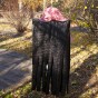 Декор для хеллоуїну Смерть (130см) чорний з рожевим 11676