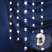 Гірлянда підвіска з черепів (уп. 6шт)