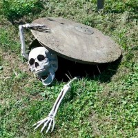 Скелет декорация Череп и Руки