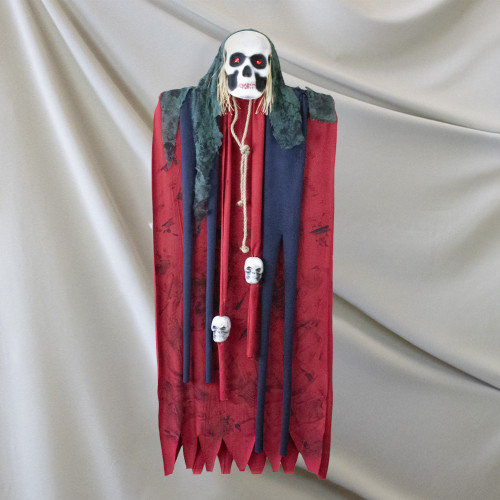 Декор для хеллоуїна Смерть (130см) червоний 13792