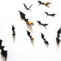 Декор настенный Летучие мыши черные (уп. 16 шт)