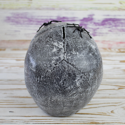 Череп скарбничка з павуками №10603 (срібний)