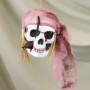 Декор підвісний череп Пірат 13802 (попіл троянди)