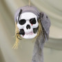Декор підвісний Череп пірат Сем 13803 (сірий)