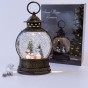 Декоративный Рождественский музыкальный фонарик с LED подсветкой круглый мал №2