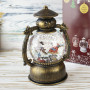 Фонарь Новогодний LED музыкальный 21см 1293603 на батарейках и USB