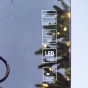 Новогодний декор фонарь музыкальный с LED подсветкой круглый 20 см 12938