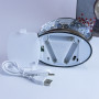 Ліхтар Новорічний LED музичний 21см 1293201 на батарейках та USB