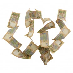 Грошова гірлянда Гривні