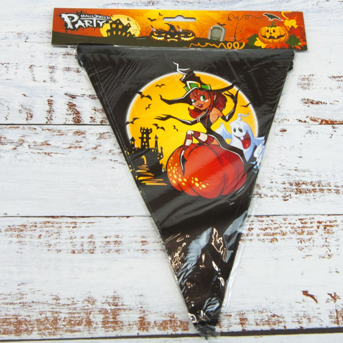 Гирлянда Хэллоуин флажки №27