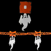 Гірлянда 3D Хелловін з підвіскою Привид