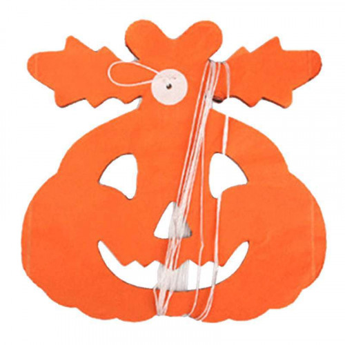 Гирлянда 3D Хэллоуин Тыква с листиками