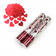 Хлопавка пневматична 30см з сердечками (червонимі)