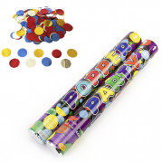 Хлопавка пневматична 40см кружечки (мікс)