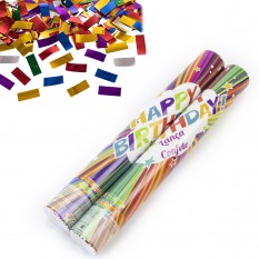 Хлопавка пневматична 40см з прямокутниками (мікс)