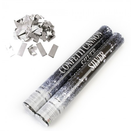 Хлопавка пневматична 40см з прямокутниками (срібрними)