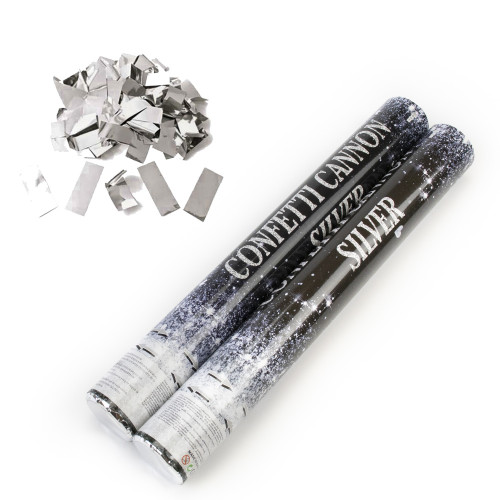 Хлопавка пневматична 40см з прямокутниками (срібрними)