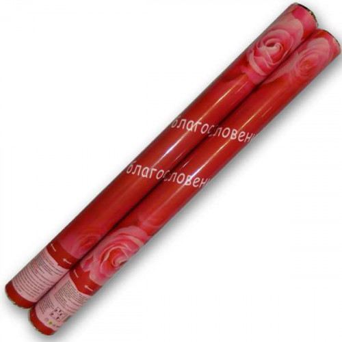 Хлопавка пневматична 40см з пелюстками троянд