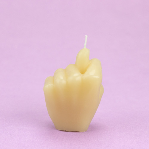 Декоративна свічка фігурна Дуля 13015 (шампань)