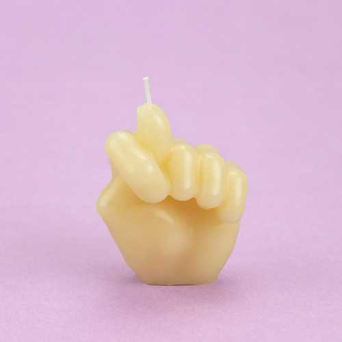 Декоративна свічка фігурна Дуля 13015 (шампань)