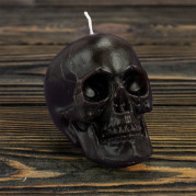 Декоративна свічка фігурна Череп 13019 (шоколадна)