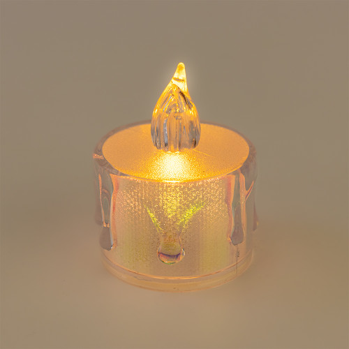 Свічка LED світня Кришталь 5х4см (свічення жовте)