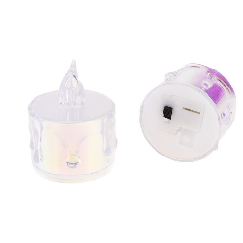 Свічка LED світня Кришталь 5х4см (свічення жовте)