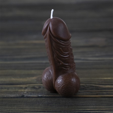 Декоративна воскова свічка Віллі 13846 (шампань)