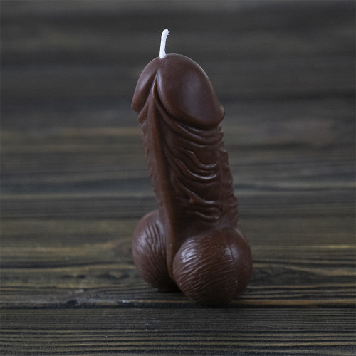 Декоративна воскова свічка Віллі 13846 (шампань)