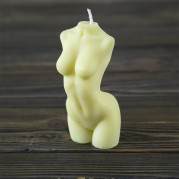 Декоративна воскова свічка силует Жінки 13847 (шампань)