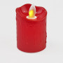 Свічка LED Живе полумя світня 7х5см (червона)