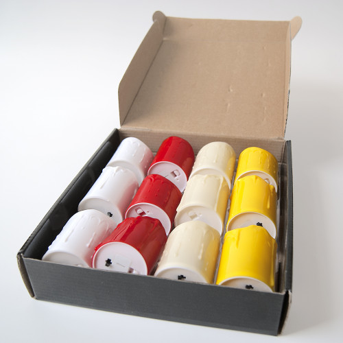 Свічка LED Живе полумя світня 7х5см (червона)