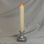 Свічка LED у свічнику L24см (срібна)