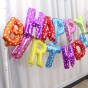 Фольговані кулі літери HAPPY BIRTHDAY, 40см, кольорові