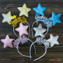 Ободок карнавальный Звездочки на пружинках 13392 (уп. 12шт)