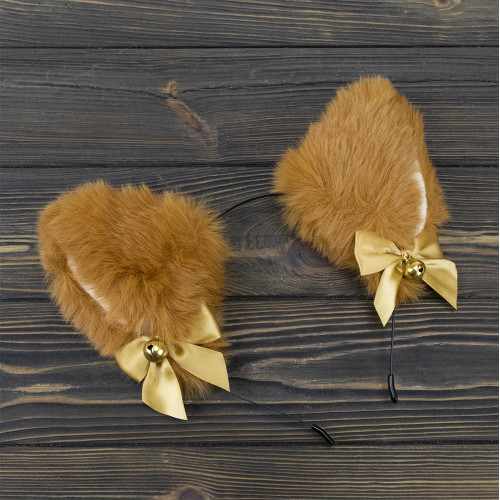 Вушки Кішки аніме (руді)