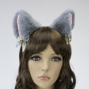 Вушки Кішки аніме (сірі)