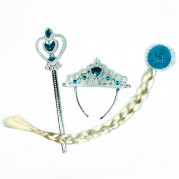 Набір Ельзи (корона, кіска, паличка)