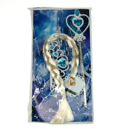 Набір Ельзи (корона, кіска, паличка)