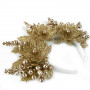 Аксесуар новорічний обідок 52006 Корона Блиск (золотий)