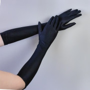 Рукавички стрейч еластан 40см (чорні)
